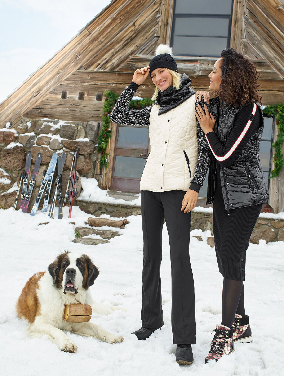 QUILTED PUFFER COLLAR SCARF | Talbots
