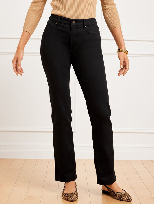 BARELY BOOT JEANS - BLACK WASH - CURVY FIT | Talbots