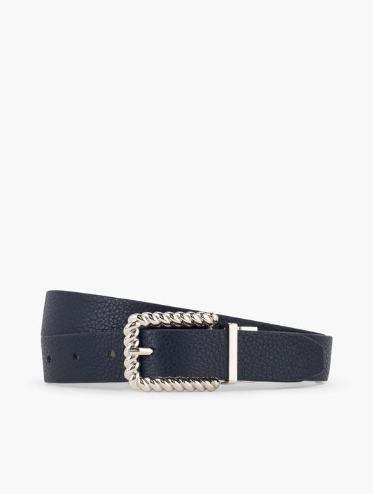 REVERSIBLE LEATHER BELT | Talbots