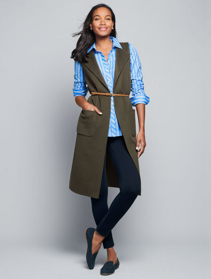 SLIM LEATHER BELT | Talbots