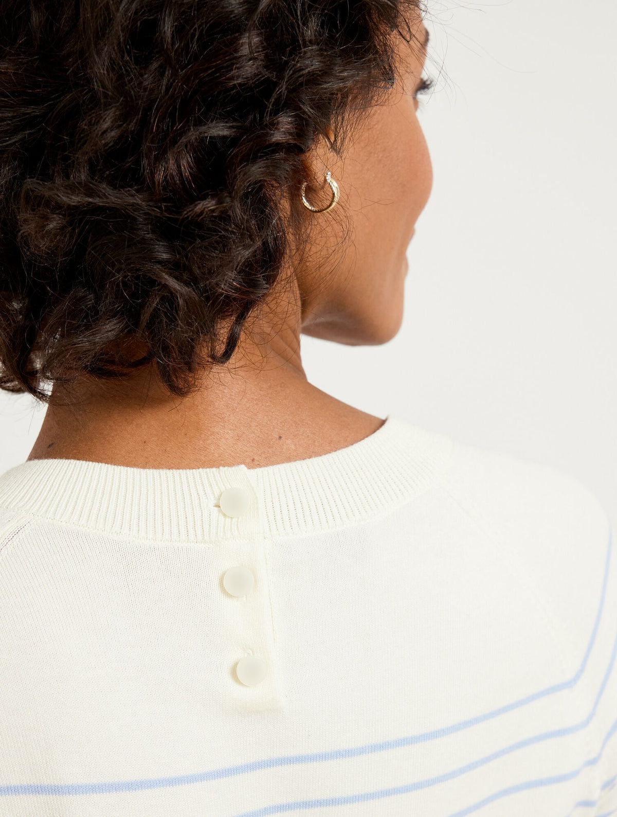 ELBOW SLEEVE PULLOVER - VARIEGATED BRETON | Talbots