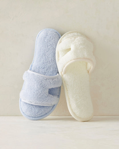 PLUSH CUTOUT SLIPPERS | Talbots