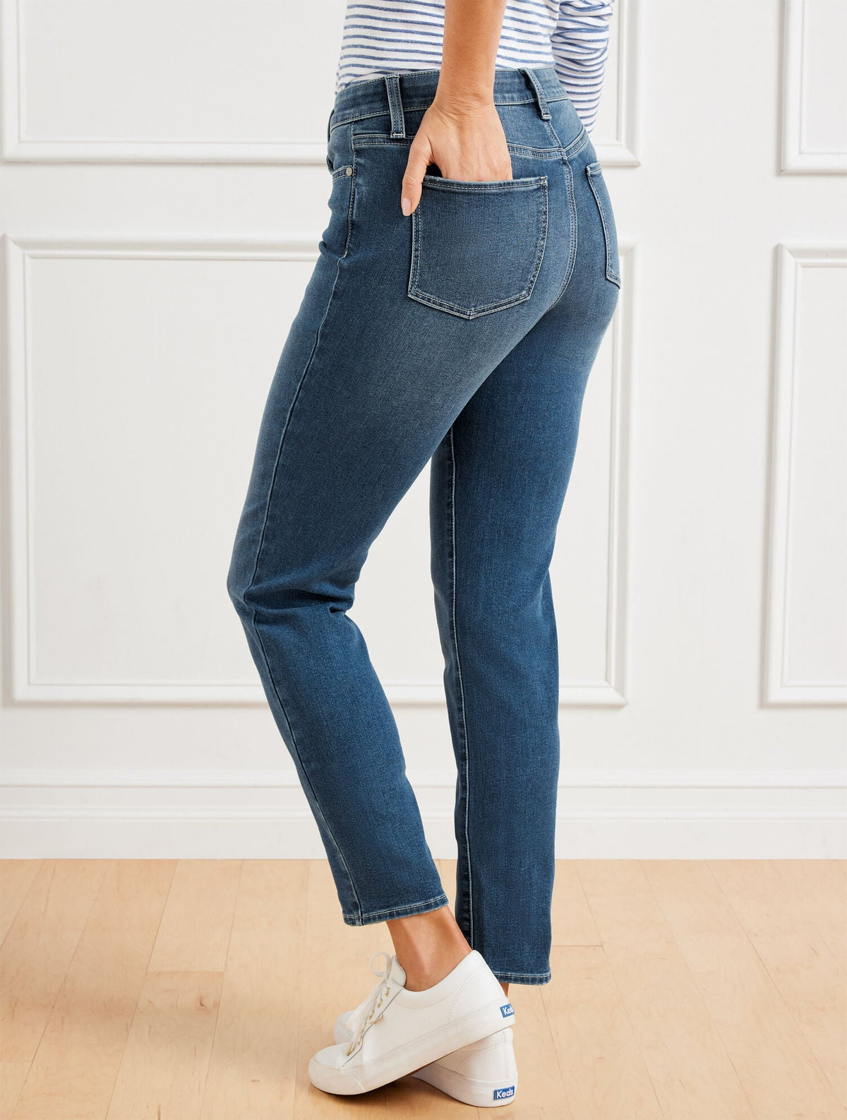 SLIM ANKLE JEANS - PALMA WASH | Talbots