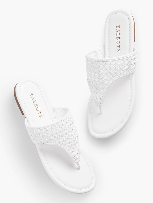 GIGI FAUX NAPPA SANDALS | Talbots