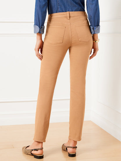 SLIM ANKLE JEANS - PIGMENT DYE | Talbots