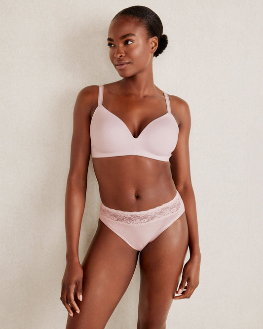 COTTON BLISS LIGHTLY-LINED NO-WIRE T-SHIRT BRA | Talbots