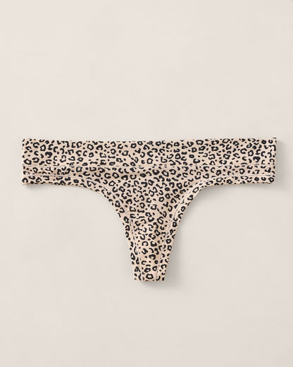 EMBRACE ANIMAL PRINT THONG | Talbots