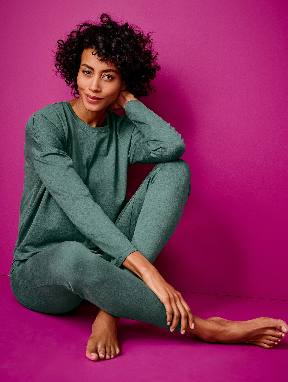 BUTTERY SOFT EASY KNIT CREWNECK TEE | Talbots