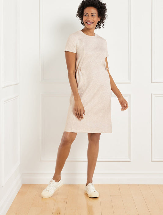 AIRKNIT STRETCH BUNGEE WAIST DRESS | Talbots