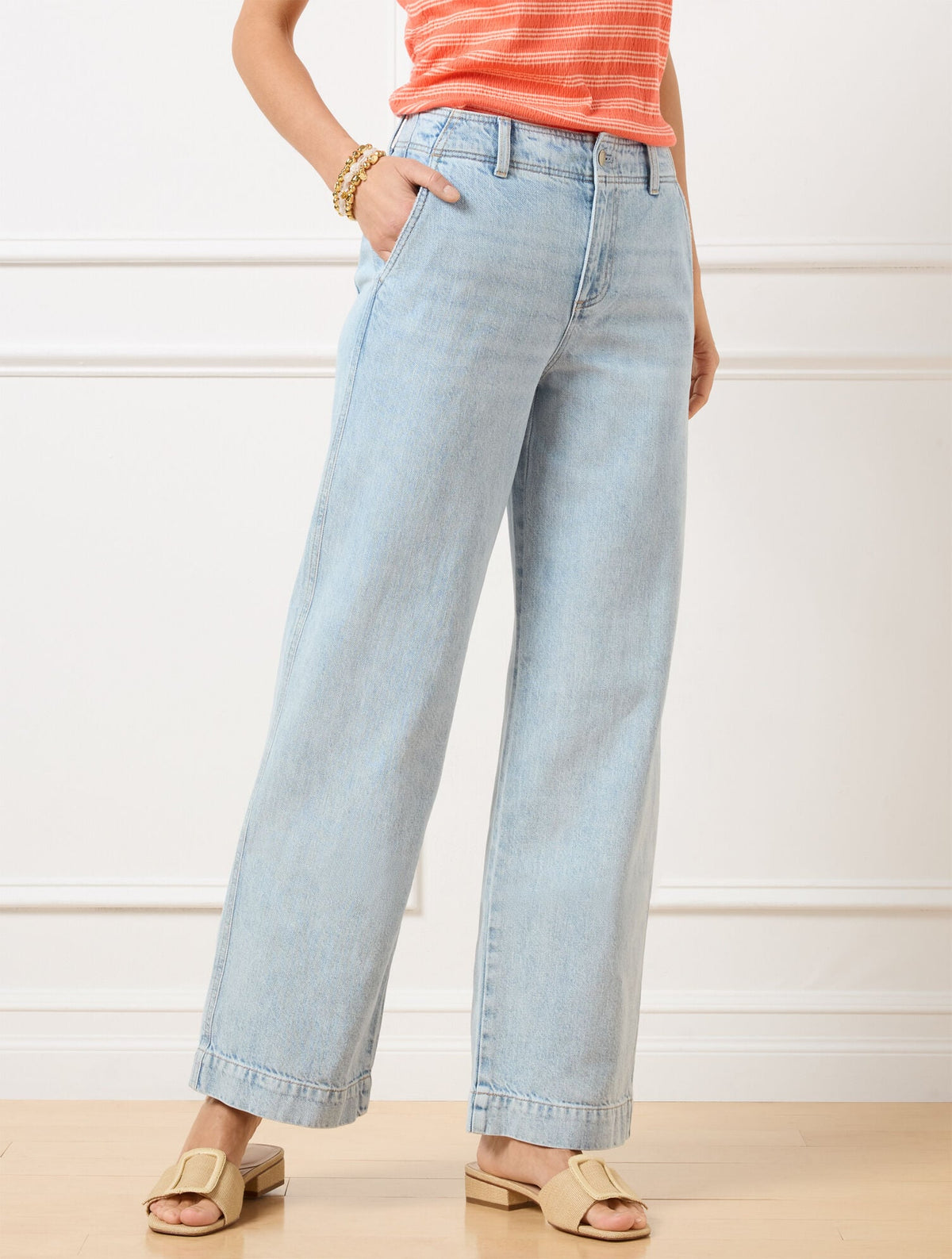 RELAXED TROUSER JEANS - FIA WASH | Talbots