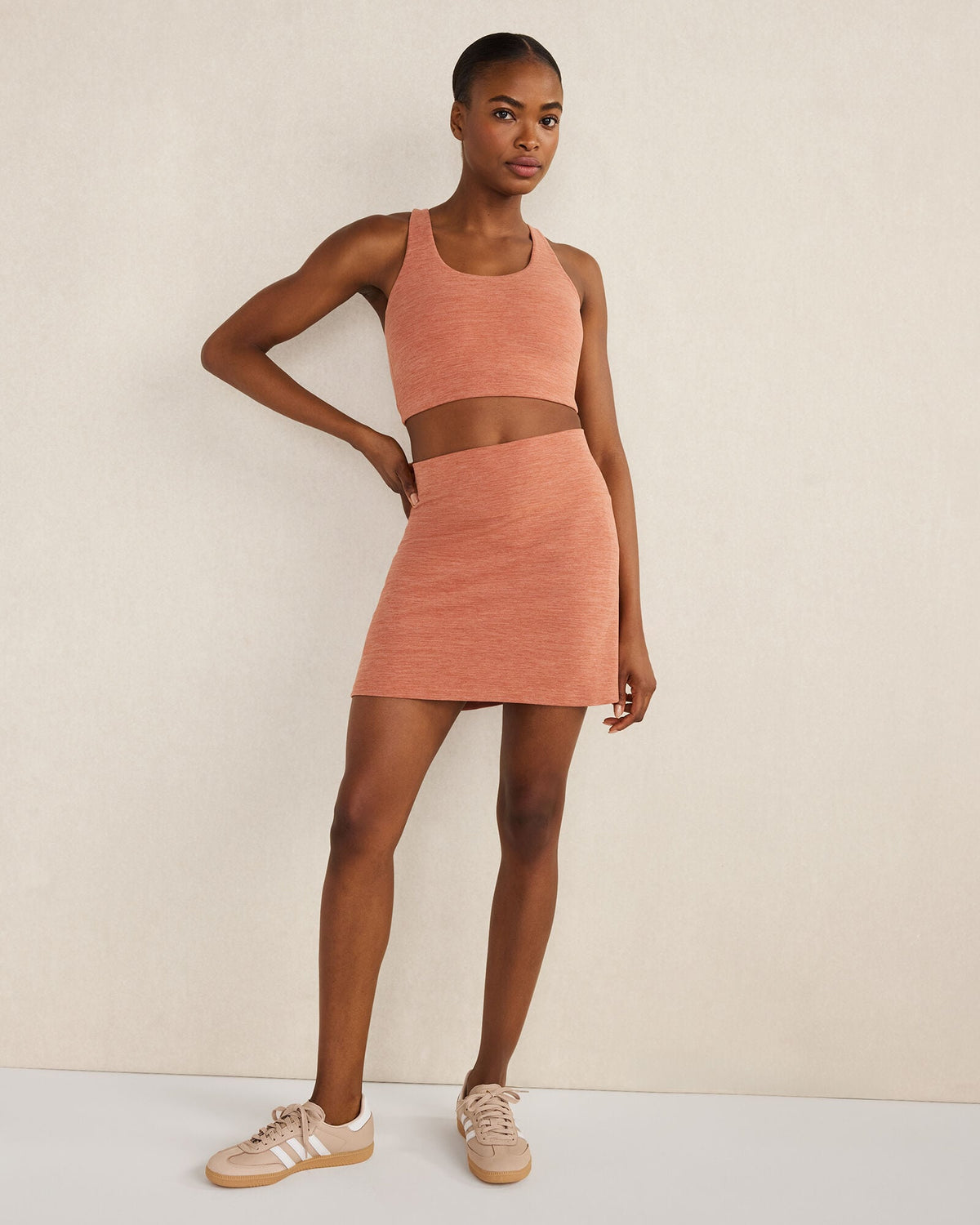 BALANCE HEATHER ACTIVE SKORT | Talbots