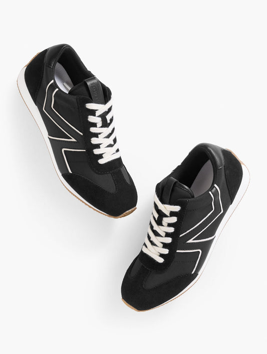 ALEX LEATHER & NYLON SNEAKERS | Talbots