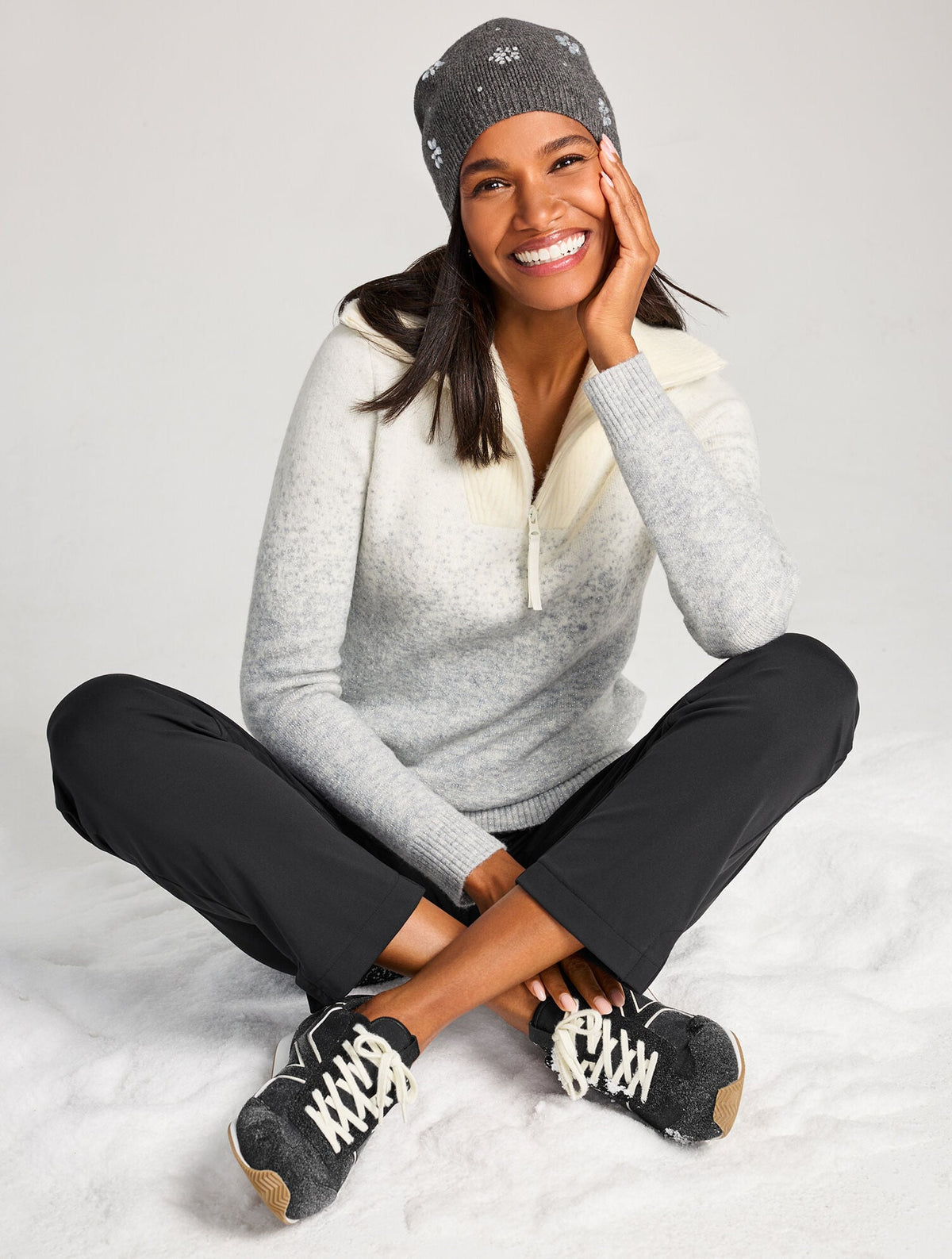ALEX LEATHER & NYLON SNEAKERS | Talbots