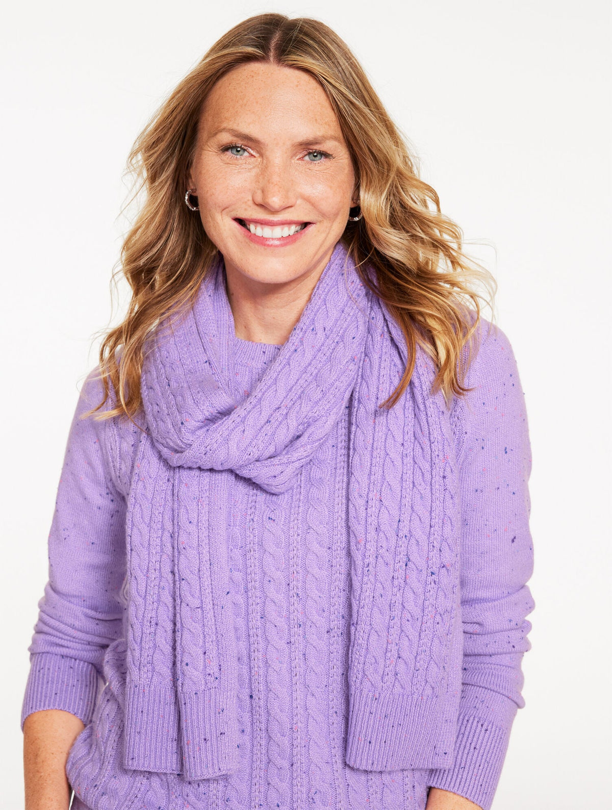 TWEED KNIT SCARF | Talbots