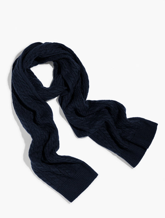 SOFT CABLE KNIT SCARF | Talbots