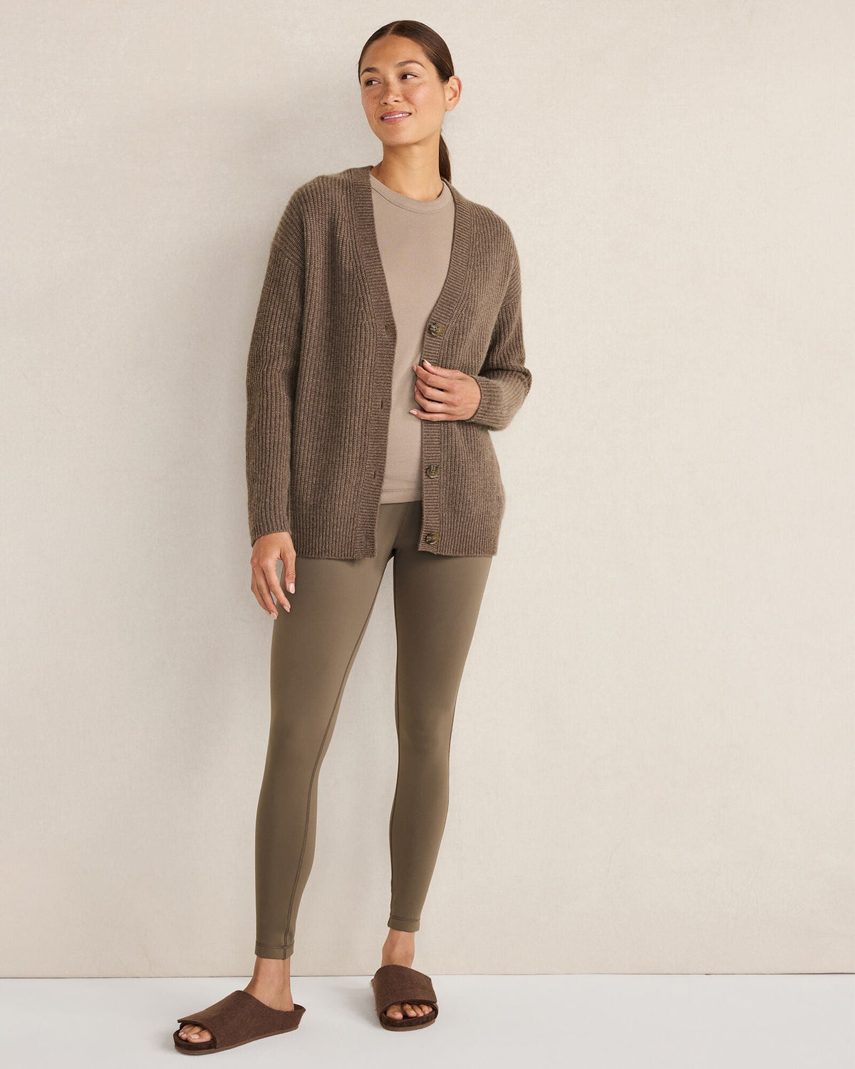 BALANCE FLEECE-LINED LEGGINGS | Talbots