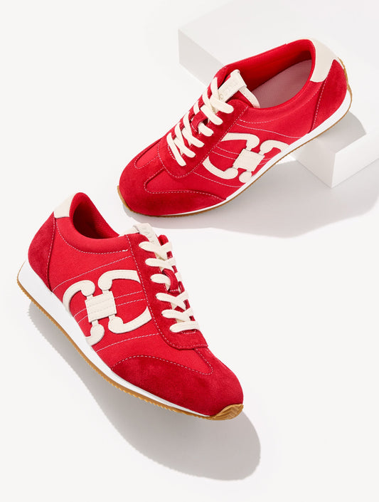 ALEX STATUS HERRINGBONE SUEDE SNEAKERS | Talbots
