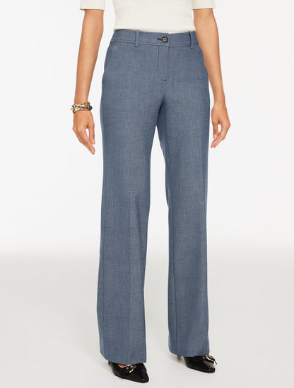 BOOT LEG REFINED DENIM PANTS | Talbots